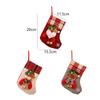 with Bells Christmas Stockings Santa Claus Snowman Elk Candy Gift Bags  Holiday Festival Decor