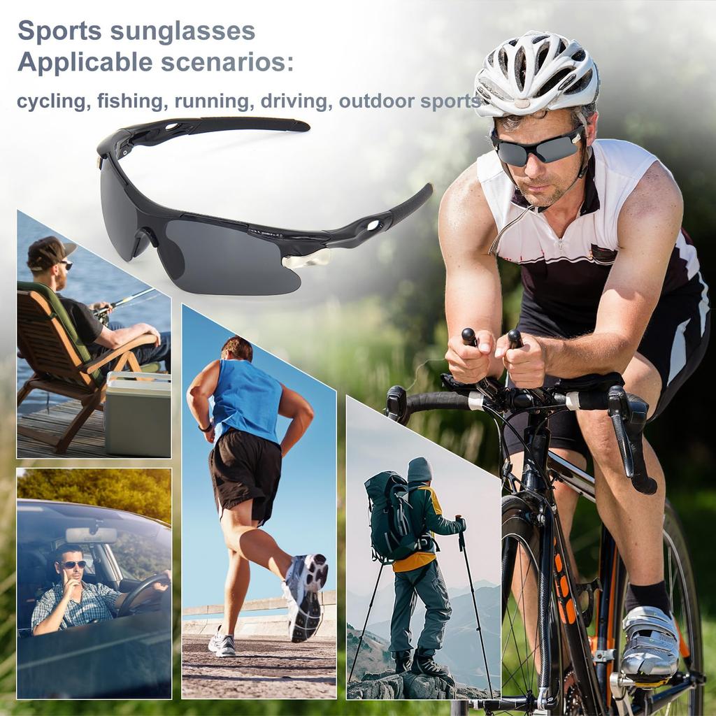 Cycling Goggles Men'S And Women'S Outdoor Baseball Goggles Sports Goggles UV400 Protective Eyewear Mountain Bike Sunglasses