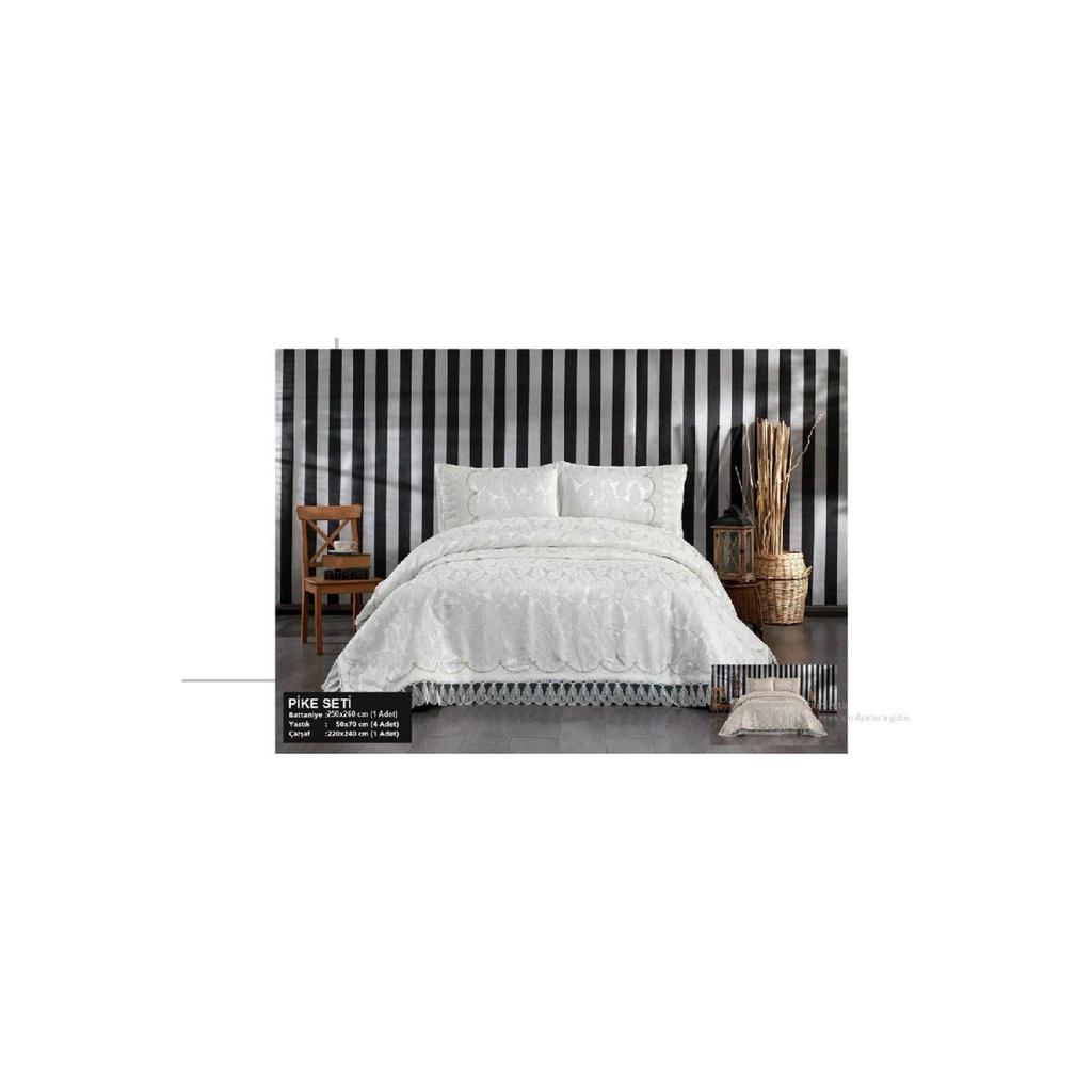 Naime Gelincik Kapitone Gudder Powder Pike Set And Bed Cover