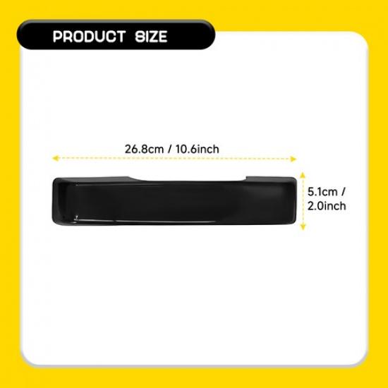 Black Door Handle Cover For 23-24 Ford F-250/F-350/F-450 SD with Smartkey Hole A