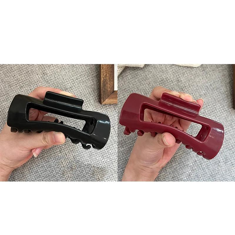 1/2/4 Pcs Soft Silicone Shark Hair Clips for Women Protective Elastic Hair Clip Back Head Durable Flexible Unsnappable Claw Clip