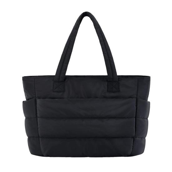 Umhängetasche Damen Gesteppte Tragetasche Große Kapazität Leichte Wasserdichte Handtasche mit Mehreren Taschen Laptop Arbeit Reisen Fitnessstudio Tragetasche