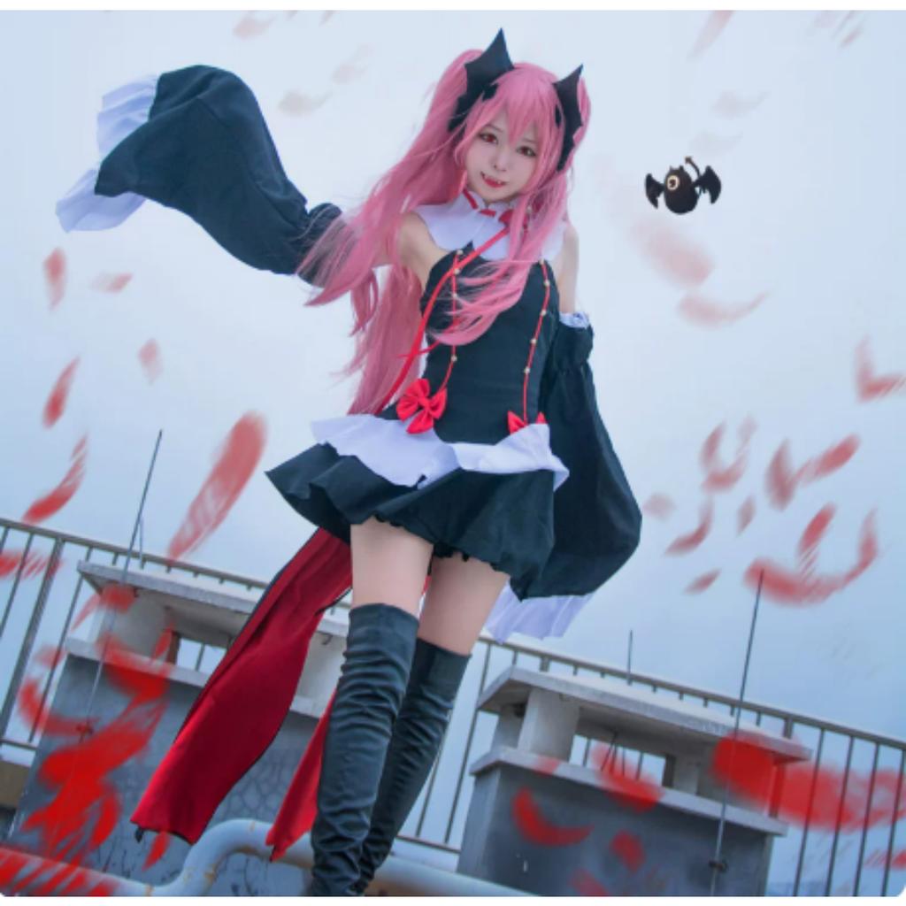 Anime Seraph of the end Krul Tepes Cosplay LolitaDress Vampire Costume Uniform
