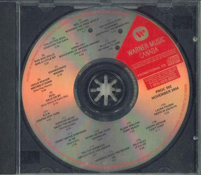 CD VARIOUS  Warner Music Canada November 2004  PROC502 WARNER MUSIC CA 2004 Canada Rock Used