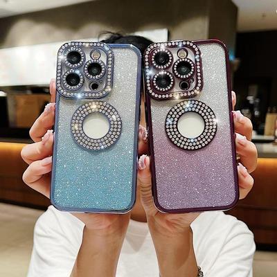 Apple iPhone 11 Pro/12 Max/13/14 Plus Electroplating Glitter Protective Mobile Phone Case