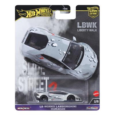 Hot Wheels Araba Kültürü Slayt Sokak Liberty Works Lamborghini Huracan Araç Oyuncak Mini Araba 3 Yaş ve Üzeri Beyaz HKC84