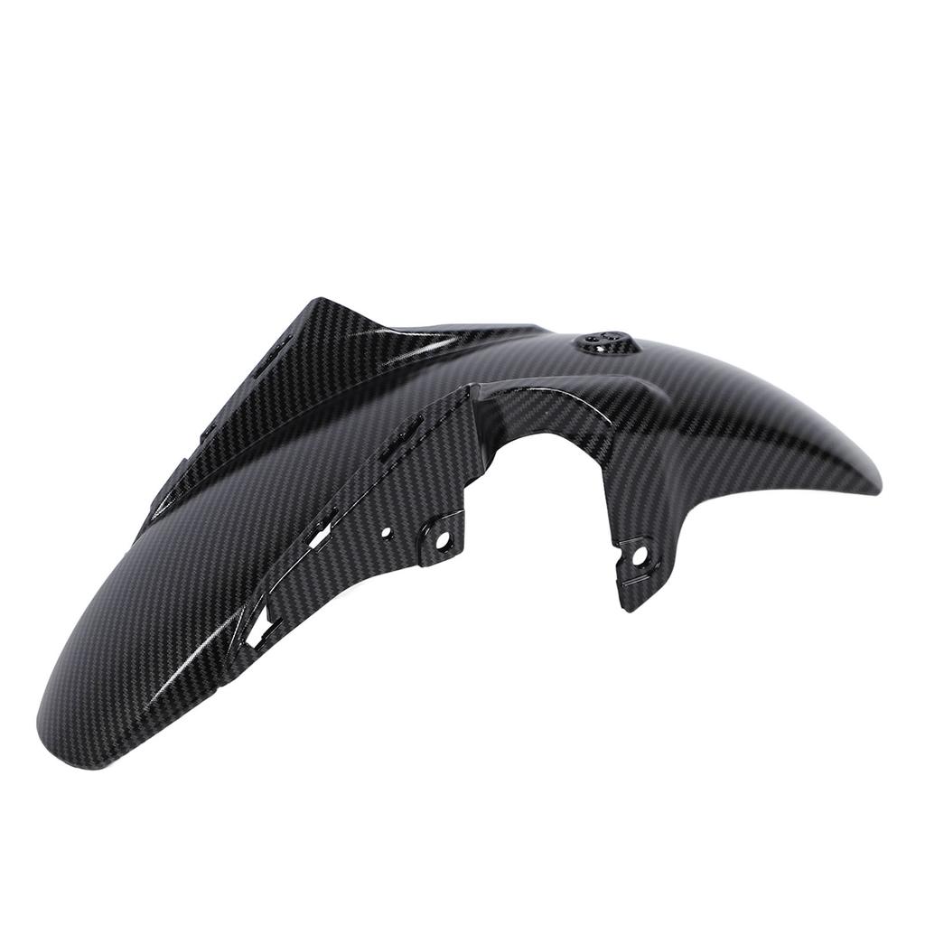Motorcycle Front Mud Guard Carbon Fiber Style High Strength Protective Front Splash Guard for MT‑07 2018 To 2023