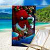 Ultra-Soft Beach Towel with Grinch Theme,Ideal for Pool - Camping, Diving - Perfect Travel Essential, Vibrant Beach Towel.