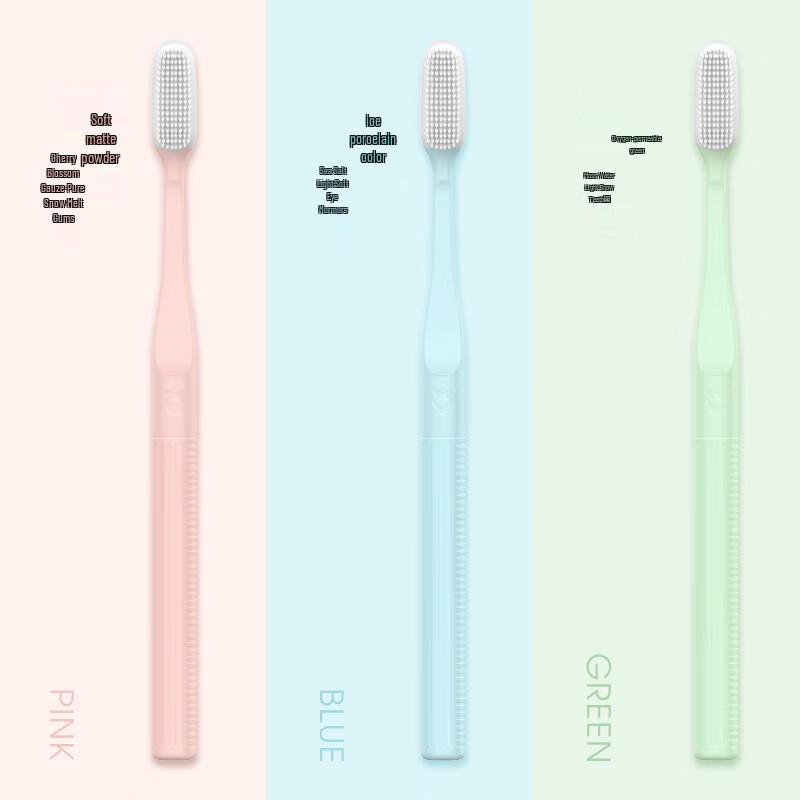 Namei Nanometer Soft Bristle Adult Toothbrush 3-Pack