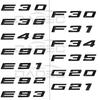 Car Chassis Code Letters Badge Emblem Decal Styling Sticker For 3 Series E30 E36 E46 E90 E91 E92 E93 F30 F31 F34 F35 G20 G21