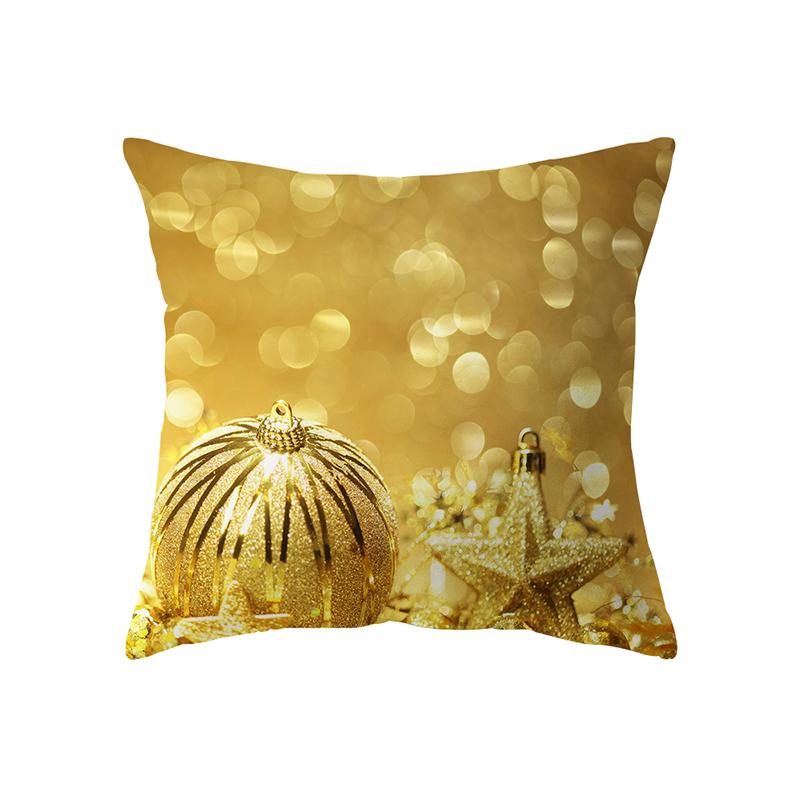Vánoční téma Vánoční dekorace Vzor tisku Potah na polštář Domů Obývací pokoj Dekorace na pohovku Potah na polštář