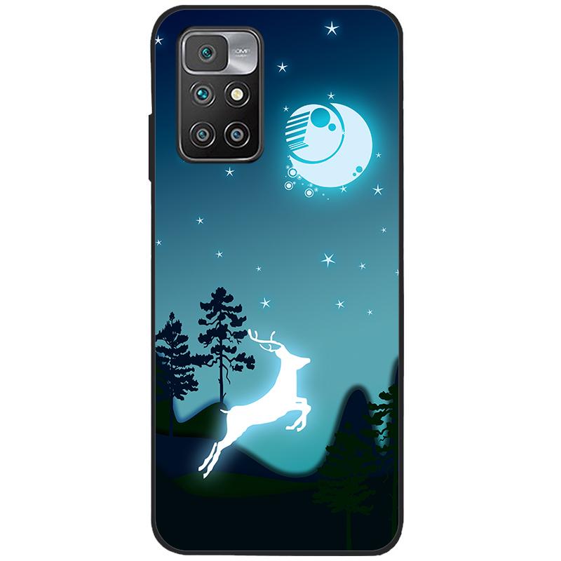 For Xiaomi Redmi 10 Case Silicone Soft TPU Back Cover For Xiaomi Redmi 10 Redmi10 Phone Cases Cute Painted Cover Shockproof Capa