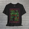 Spook Show T-Shirt Halloween Horror Tee Gothic Graphic Shirt Black Tee Retro Creepy Style Paranormal Tee Gift For Goth Fan