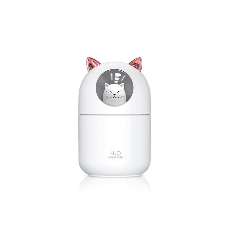 300ml Cute Cat H2o Room Mist Spray Essential Oil Diffuser Aromatherapy Portable Car Air Diffuser Mini Humidifier