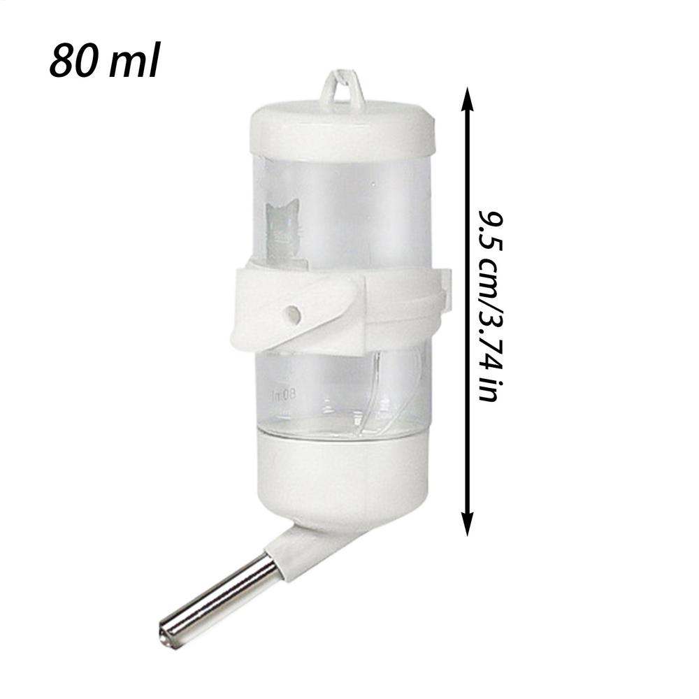 Hamster Water Bottle Plastic Dispenser Feeder Hanging Pet Water Bottle - Cage-Mounted Leak-Proof Drinker Stylish Design
