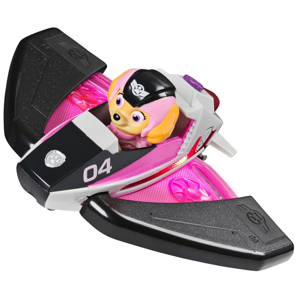Paw Patrol Jet to the Rescue Sky Deluxe Transforming Vehicle with Lights and Amazon Exclusive Sounds,