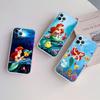 The Little Mermaid Transparent Phone Case for Motorola Moto Edge 20 30 40 50 S30 Fusion Ultra Pro Neo Lite