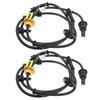 Set of 2 Rear ABS Wheel Speed Sensor For Chrysler GRAND CARAVAN Dodge 01-07 New