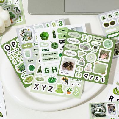 20 Sheets/book Sticker Daily Notebook Series Ins Style Sticker Book Supplies Notebook Photo Frame Stationery DIY Decoration