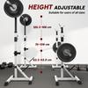 Weights Bar Barbell Rack Squat Stand Adjustable Portable Weight Lifting Max Load 200kg, Suitable For Home Gym Training Work Out