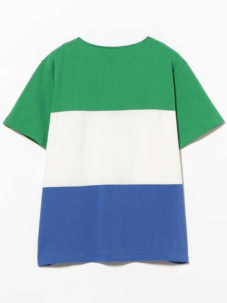 [BEAMS BOY] S/S TEE Wide Border Short Sleeve Women's GREEN ONE SIZE