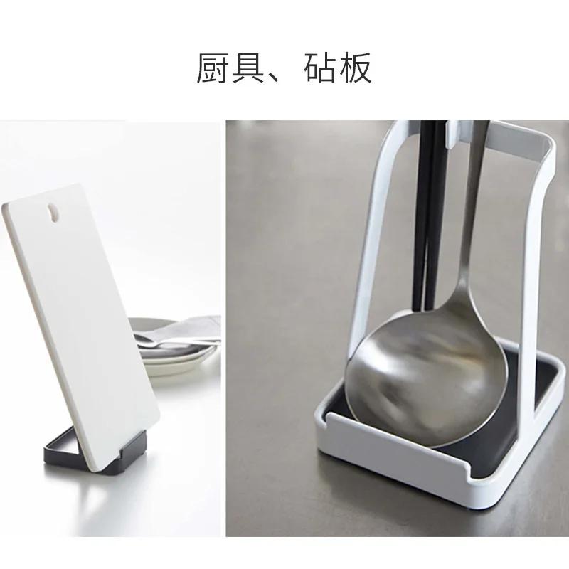 Home Ladle Holder Storage Soup Spoon Tray Lid Stand Spatula Organizer Kitchen Utensils Rack Pot Cover Shelf