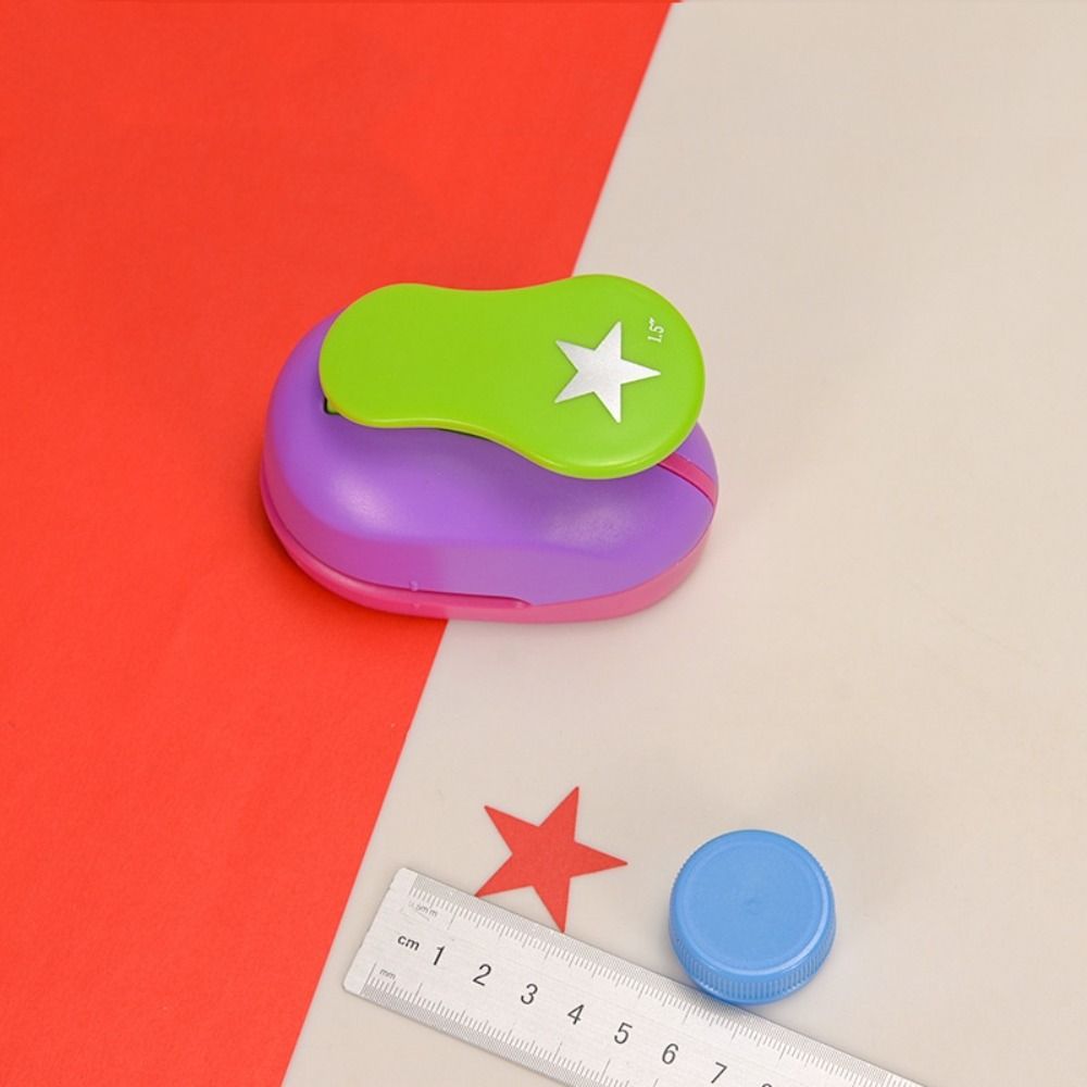 Paper Cutter Crafts Hole Puncher 8/16/22/31/50mm Star Punching Machine  Card Making