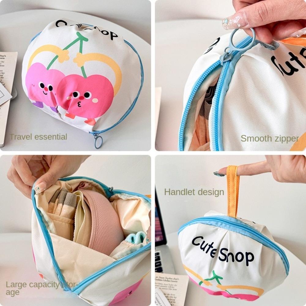 Large Capacity Underwear Storage Bag Dustproof with Handle Clothing Sorting Bag Lightweight Waterproof Bra Underwear Organizer