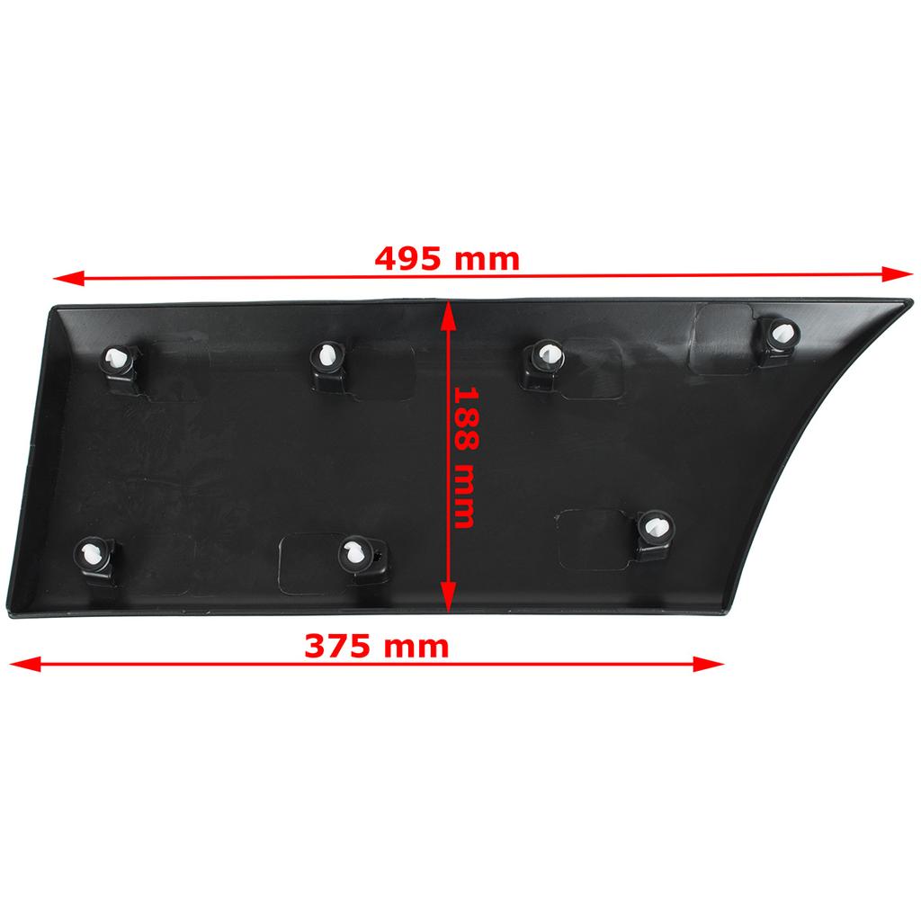Renault Master III 2010- L2 Version Side Molding Before Rear Wheel, Without Hole, Right