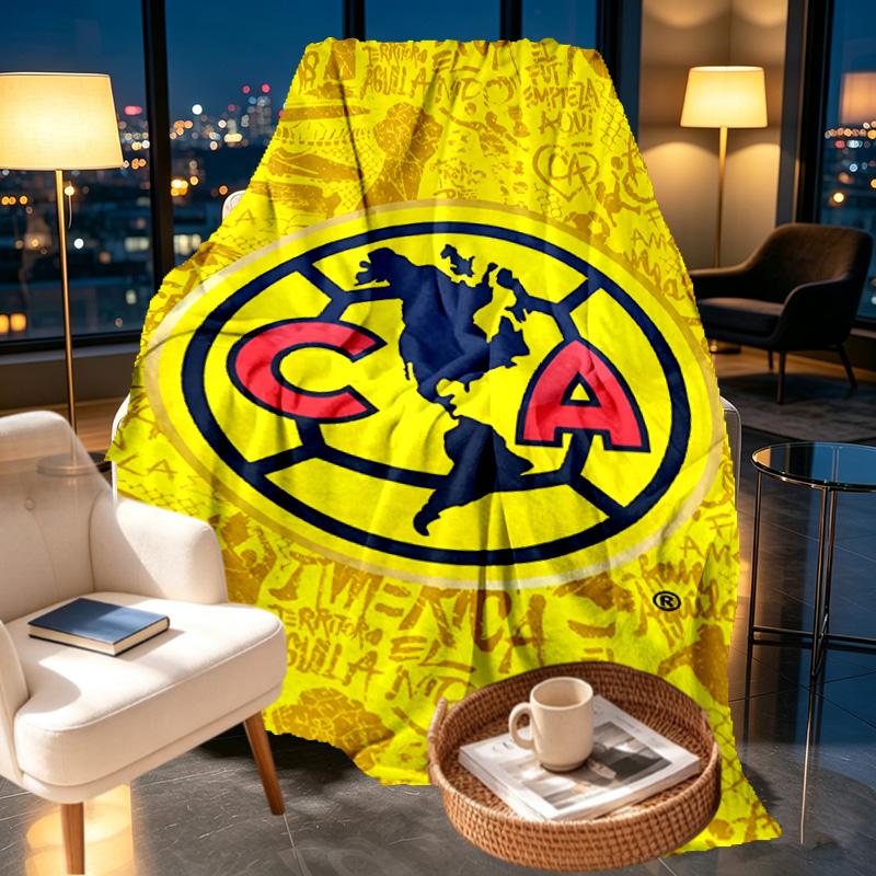 Club America Print Blanket - Soft & Comfortable, for Bedroom, Travel, Sofa, Home Decoration - Birthday Christmas Gift for Friend