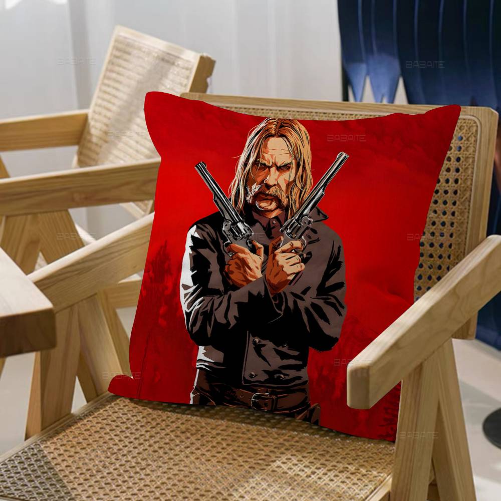 Red Dead Redemption Pillowcase toon Gift Cushion Cover Bedroom Home Sofa Chair Seat Decor pillow case