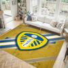 Leeds United Design Crystal Velvet Carpet Cozy Non?Slip Printed Rug For Bedroom Living Room Entrance