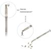 11Pcs Precision Screwdriver Set Anti-Slip Grip Hard Durable Bits for Watch Eyeglass Phone Electronics Repair