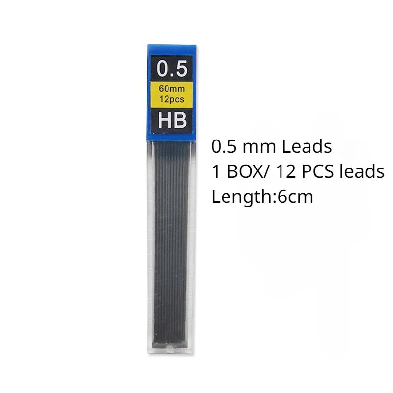 0.3 0.5 0.7 0.9 1.3 2.0mm HB Replacement Refill Leads Refill for Mechanical Pencil Automatic Pencils Stationery School Supplies