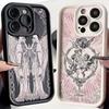 Original Retro Cupid Angel Luxury Phone Case for Samsung Galaxy A56 A55 A36 A35 A26 A25 A15 5G A24 A23 A22 A52 A71 A72 4G Cover