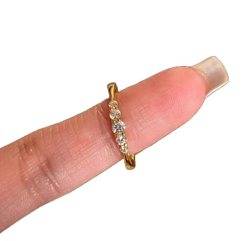 Starry Sky Adjustable Diamond Ring for Women - Elegant, Fashionable, and Exquisitely Designed. Open Adjustable