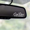 "Where There Is A God, Everything Is Possible" Rearview Mirror Stickers, Special Stickers for Rearview Mirrors - Ideal Gifts