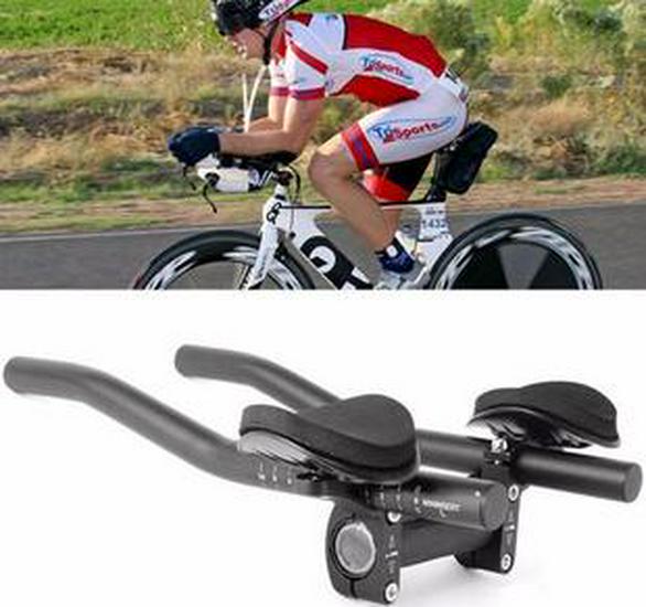 Bicycle Handlebar Rearview Mirror with Reflective Light - Folding Safety Mirror for Road Bikes