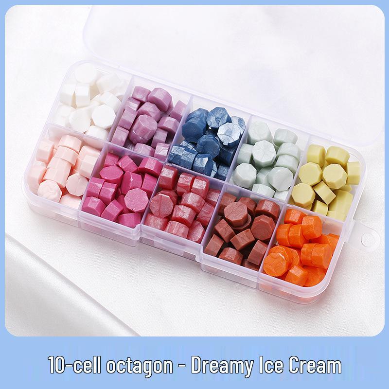24-Color Sunflower Seal Wax Pearlescent Particles