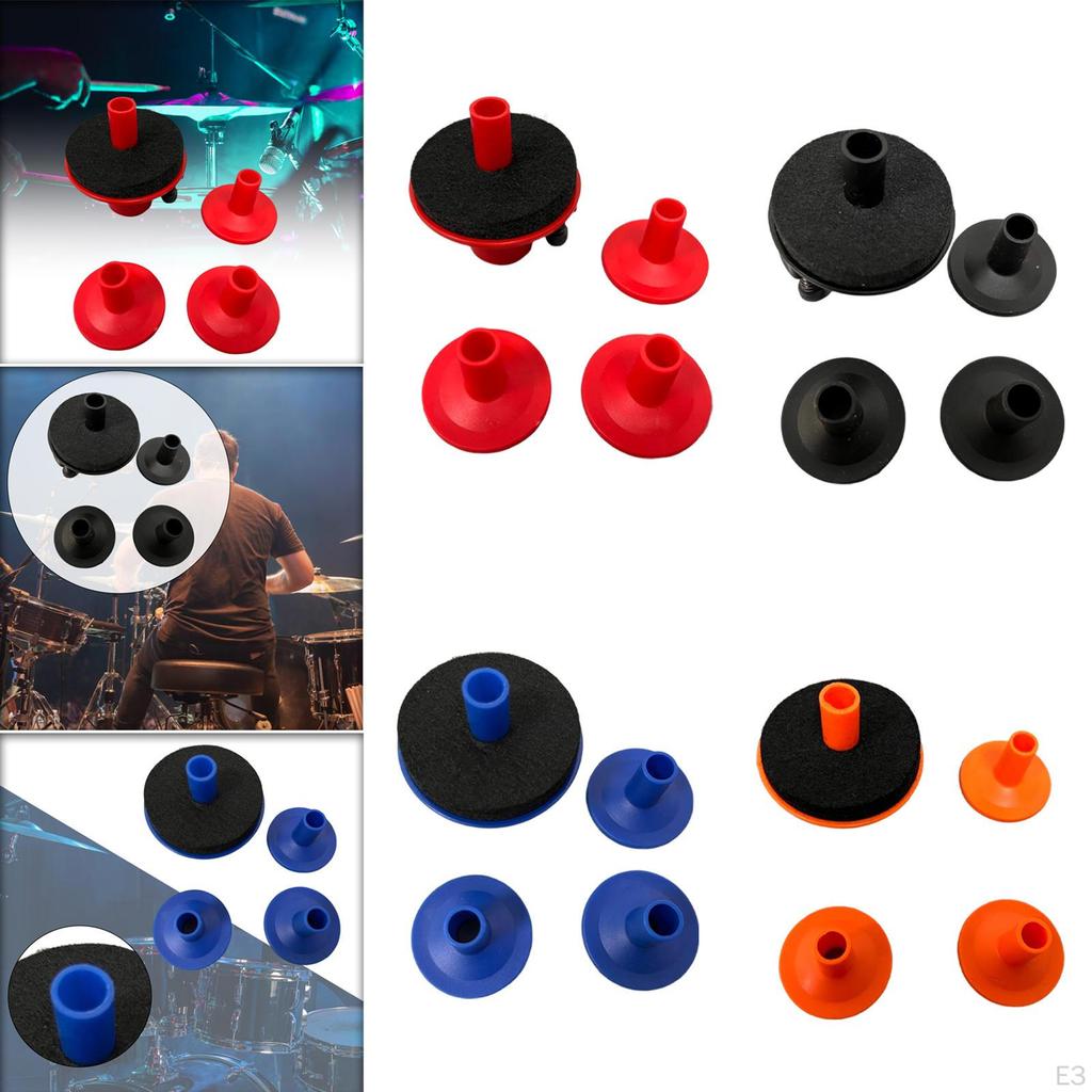 Beckenersatzzubehör Filze Hi-Hat-Kupplungsfilzbecher Ständerhülsen