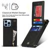 Luxury Crossbody Premium Leather Cover For iPhone 13 11 12 Pro XR XS Max X 7 8 Plus With Stand Function Shockproof Flip Case