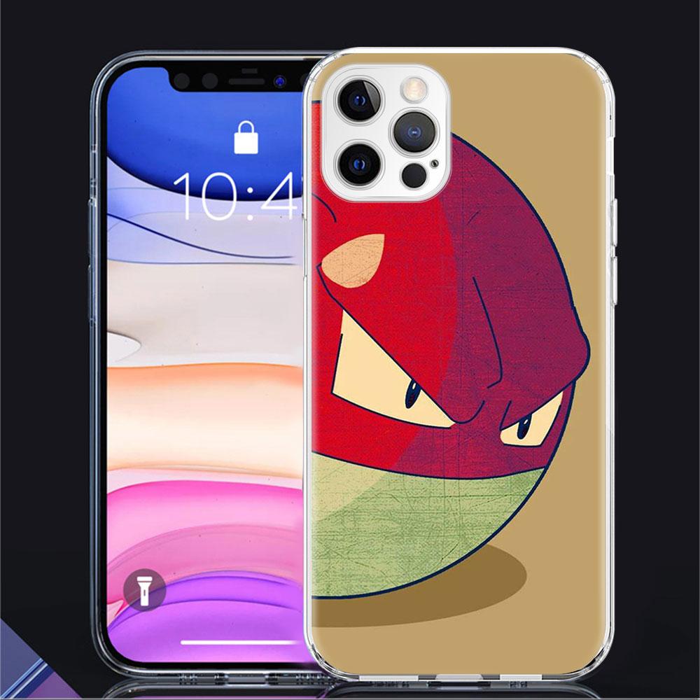 

Прозрачный чехол для Apple iPhone 11 14 13 Pro 12 7 8 Plus SE 2022 XR X XS Max 6 6S 14Pro силиконовый чехол для телефона ретро аниме покемон iPhone 6 6S