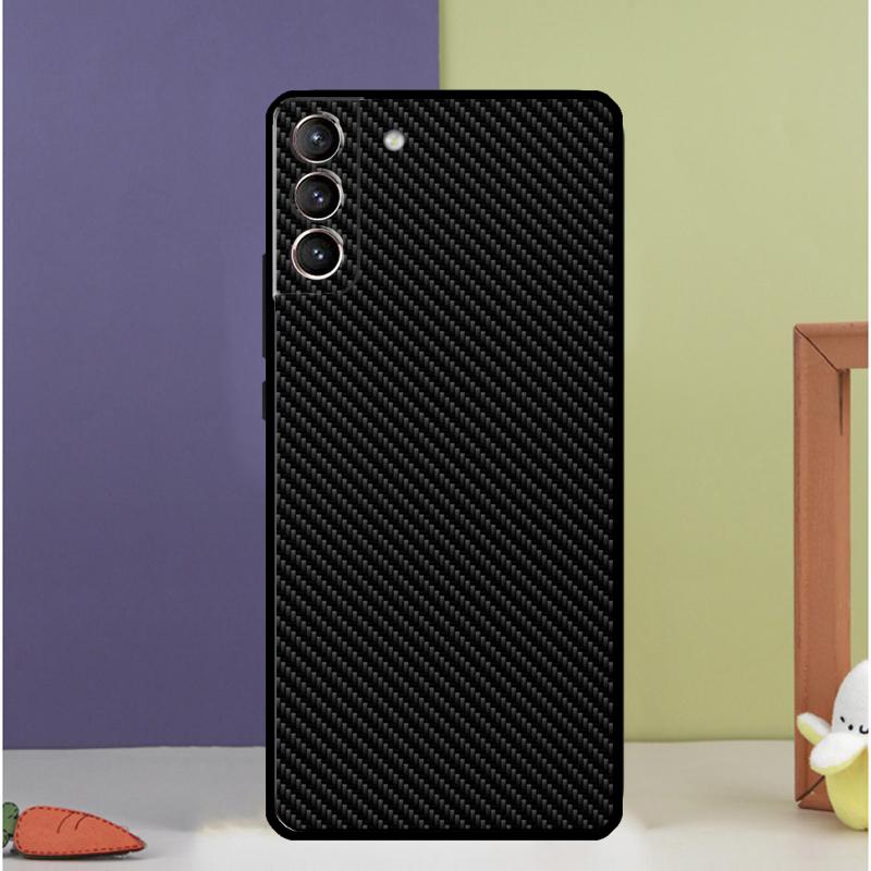 Carbon Fiber For Samsung Galaxy S22 S21 Ultra S20 FE S8 S9 S10 Note 10 Plus Note 20 Ultra Case Cover
