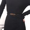 Womens Slim Adjustable Waist Belt With Alloy Buckle Sweater Dress Casual Office Wear