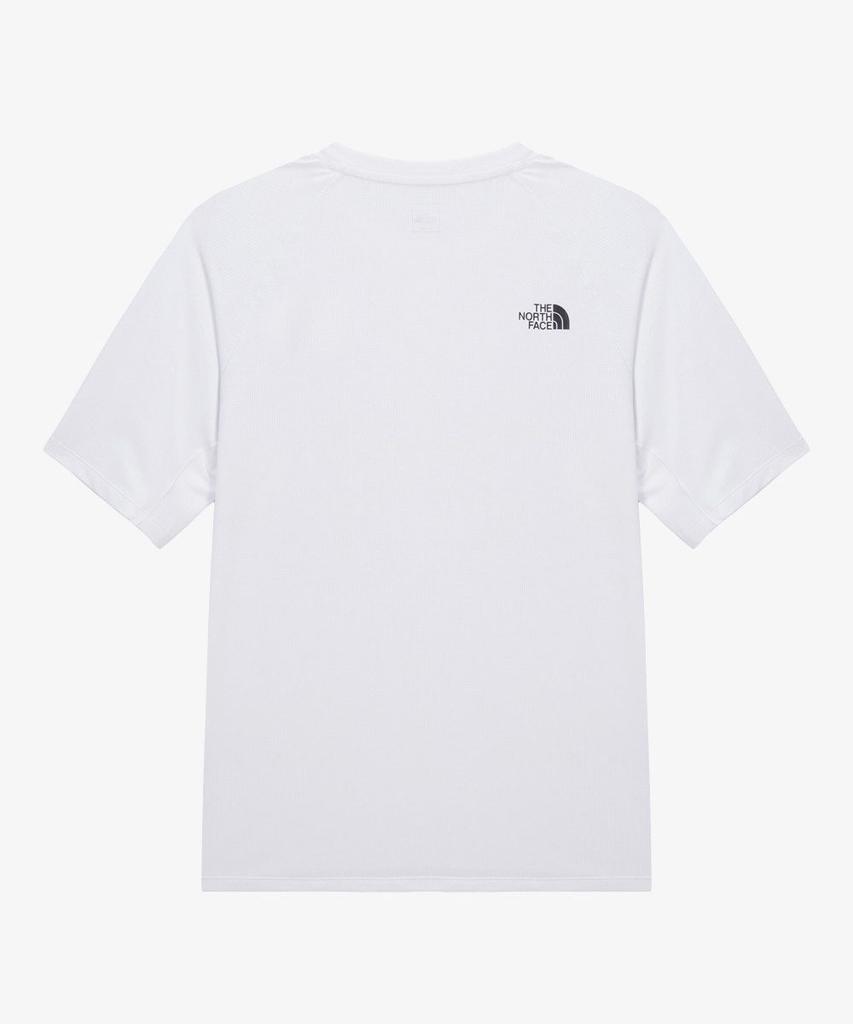 Noseupeiseu Nt7Us14D Men'S Tnf Run Short Sleeve Tee White