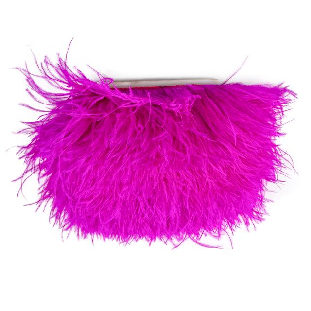 Feather1Meter White Ostrich Feathers Trim Fringe 10-15/15-18/18-22cm Plumes Ribbon For Wedding Crafts Dress Sewing  Party Accessories