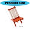 Doll House Zakka Chair Model Realistic Dollhouses Folding Chair Realistic Play Chair Realistic 1:12 Model Mini Size Toy