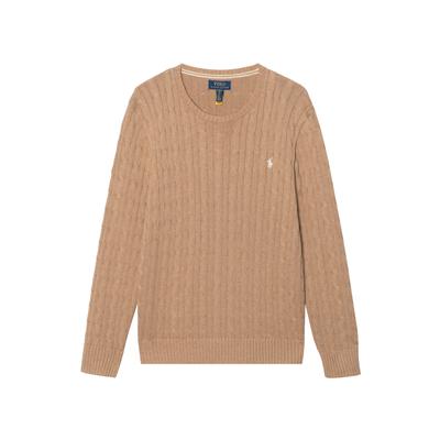 Polo Sweater Pony Embroidered Crew Neck Long Sleeve Pullover Kids Kids Sweater 323702674-504