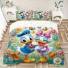 3pcs Adorable Daisy Donald Duck Printed Bedding Set, Soft and Comfortable Quilt Cover for Bedroom, Guest Room (1 Duvet Cover + 2 Pillowcases, Pil