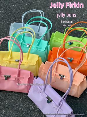 Bolsa de Gelatina Horizontal - Bolsa de Ombro de Verão (Série Geleia 26)